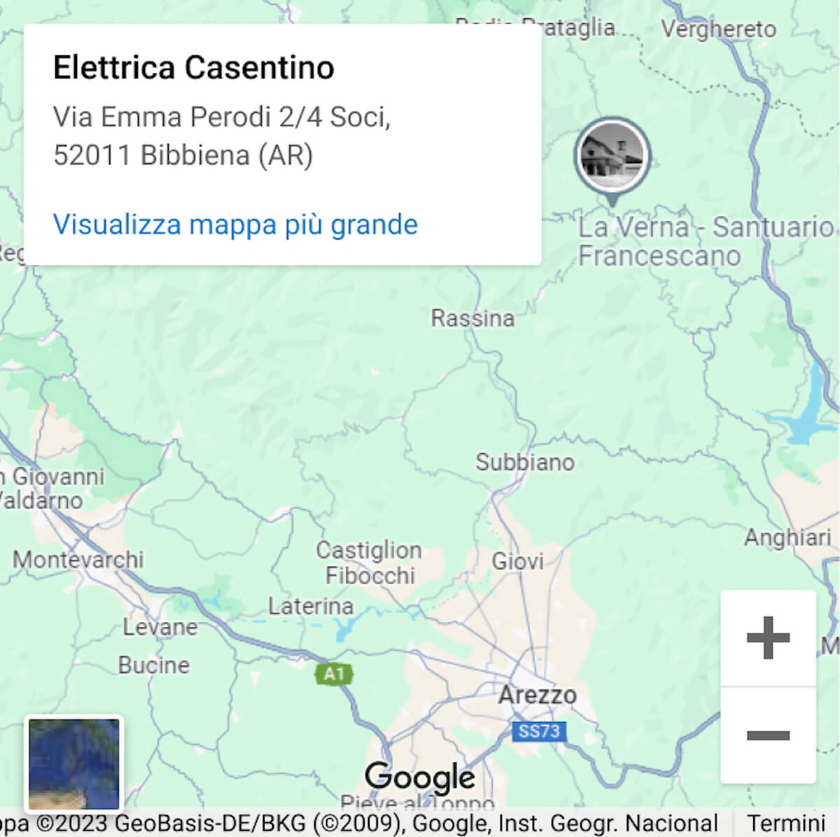  Maps Elettrica Casentino